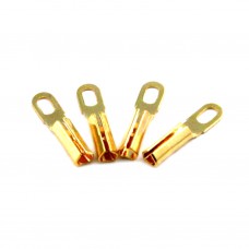 Коннектори для з'єднання фоно кабелю з картриджем: Tonar Gold Plate Terminal PIN Plugs art 4613
