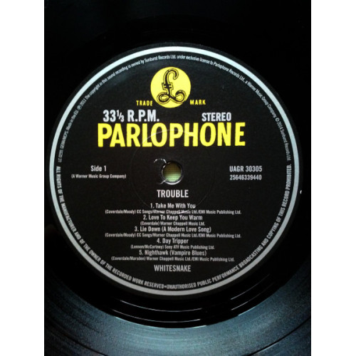 WHITESNAKE - TROUBLE 1978/2014 (UAGR 30305) GAT, PARLAPHONE/EU MINT WHITESNAKE - TROUBLE 1978/2014 (UAGR 30305) GAT, PARLAPHONE/EU MINT