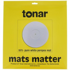 Мат акриловий для опорного диска вінілового програвача: Tonar Pure White Perspex Mat art.5976