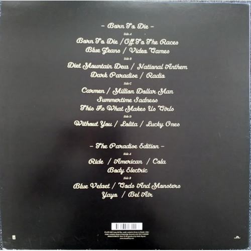 LANA DEL REY - BORN TO DIE - PARADISE EDITION LP-BOX SET 2012 (00602537181223) UNIVERSAL/EU MINT LANA DEL REY - BORN TO DIE - PARADISE EDITION LP-BOX SET 2012 (00602537181223) UNIVERSAL/EU MINT