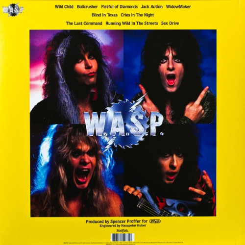 W.A.S.P. - LAST COMMAND 1984/2012 (SMALP9671, 180 gm. Coloured Vinyl) MADFISH/EU MINT W.A.S.P. - LAST COMMAND 1984/2012 (SMALP9671, 180 gm. Coloured Vinyl) MADFISH/EU MINT