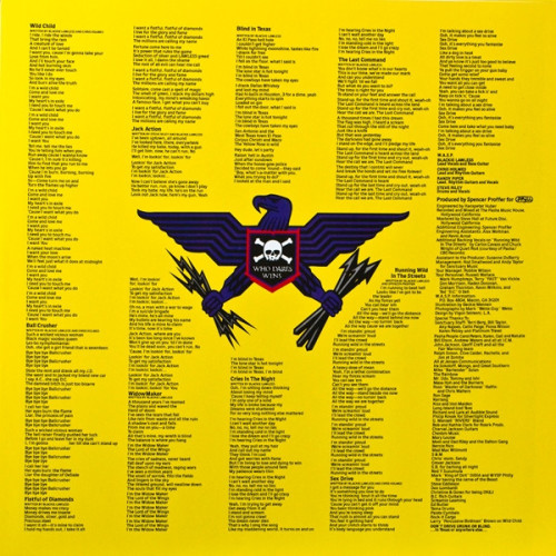 W.A.S.P. - LAST COMMAND 1984/2012 (SMALP9671, 180 gm. Coloured Vinyl) MADFISH/EU MINT W.A.S.P. - LAST COMMAND 1984/2012 (SMALP9671, 180 gm. Coloured Vinyl) MADFISH/EU MINT