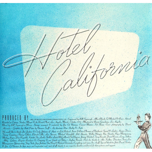 EAGLES - HOTEL CALIFORNIA 1976/2014 (8122796161, 180 gm.) GAT, WARNER/EU MINT EAGLES - HOTEL CALIFORNIA 1976/2014 (8122796161, 180 gm.) GAT, WARNER/EU MINT