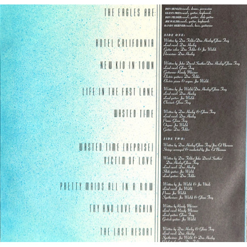 EAGLES - HOTEL CALIFORNIA 1976/2014 (8122796161, 180 gm.) GAT, WARNER/EU MINT EAGLES - HOTEL CALIFORNIA 1976/2014 (8122796161, 180 gm.) GAT, WARNER/EU MINT