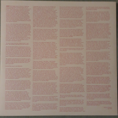 REM - MONSTER 1994/2019 2 LP SET (0888072111493) CRAFT RECORDINGS/EU MINT REM - MONSTER 1994/2019 2 LP SET (0888072111493) CRAFT RECORDINGS/EU MINT