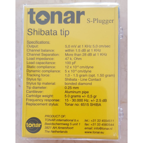 Головка звукоснимателя Tonar S-PLUGGER T4P (Shibata tip), тип ММ, art. 9590 Головка звукоснимателя Tonar S-PLUGGER T4P (Shibata tip), тип ММ, art. 9590