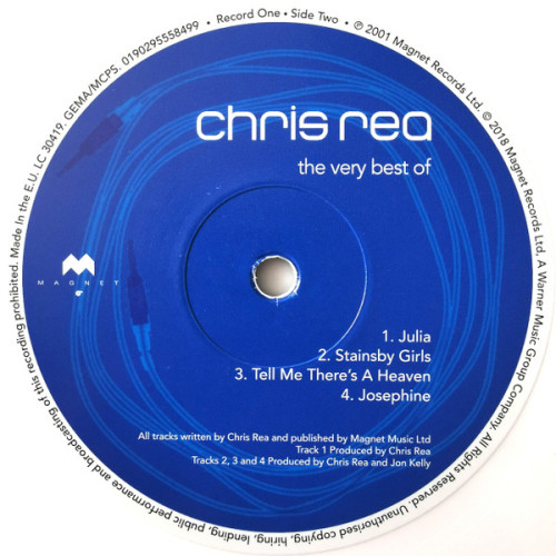 CHRIS REA - THE VERY BEST OF CHRIS REA 2 LP Set 2018 (0190295646615) GAT, MAGNET/EU MINT CHRIS REA - THE VERY BEST OF CHRIS REA 2 LP Set 2018 (0190295646615) GAT, MAGNET/EU MINT