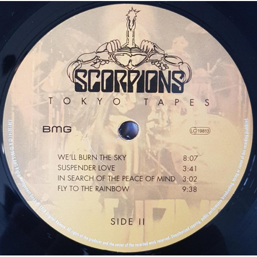 SCORPIONS - TOKYO TAPES 2 LP + 2 CD Set 1978/2015 (4050538150148) GAT, BMG/EU MINT SCORPIONS - TOKYO TAPES 2 LP + 2 CD Set 1978/2015 (4050538150148) GAT, BMG/EU MINT