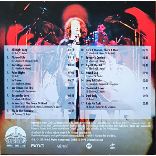 SCORPIONS - TOKYO TAPES 2 LP + 2 CD Set 1978/2015 (4050538150148) GAT, BMG/EU MINT SCORPIONS - TOKYO TAPES 2 LP + 2 CD Set 1978/2015 (4050538150148) GAT, BMG/EU MINT