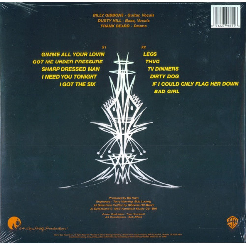 ZZ TOP - ELIMINATOR 1983/2013 (8122796555) WARNER/EU MINT ZZ TOP - ELIMINATOR 1983/2013 (8122796555) WARNER/EU MINT