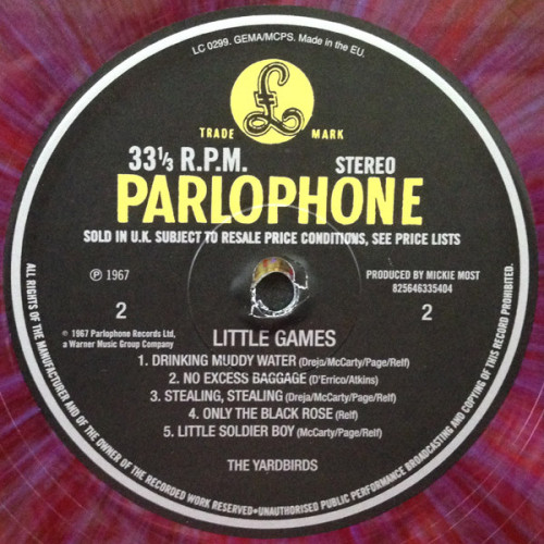 YARDBIRDS - LITTLE GAMES 1967/2014 (0825646335404) PARLOPHONE/EU MINT YARDBIRDS - LITTLE GAMES 1967/2014 (0825646335404) PARLOPHONE/EU MINT