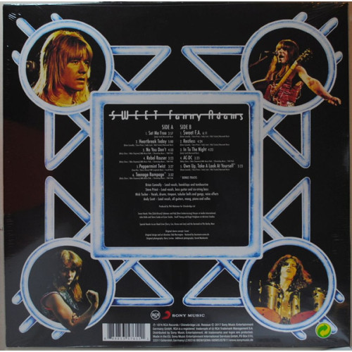 SWEET - SWEET FANNY ADAMS 1974/2017 (88985357611) RCA/EU MINT SWEET - SWEET FANNY ADAMS 1974/2017 (88985357611) RCA/EU MINT