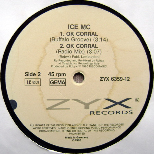 ICE MC - OK CORRAL! 1990 (ZYX 6359-12, 12 ICE MC - OK CORRAL! 1990 (ZYX 6359-12, 12