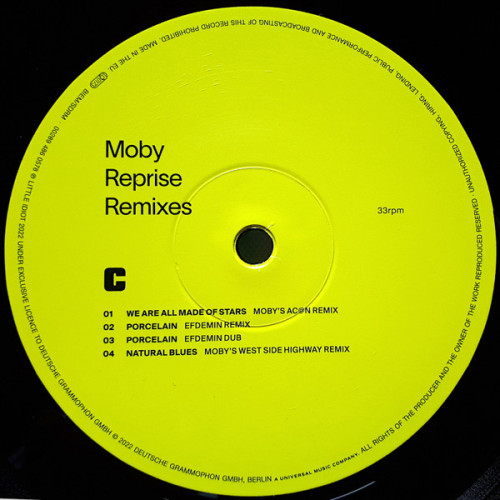 MOBY - REPRISE REMIXES 2 LP Set 2022 (486 0576) DEUTSCHE GRAMMOPHON/EU MINT MOBY - REPRISE REMIXES 2 LP Set 2022 (486 0576) DEUTSCHE GRAMMOPHON/EU MINT