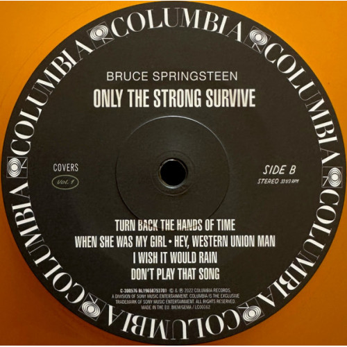 SPRINGSTEEN - ONLY THE STRONG SURVIVE (Vol.1) 2 LP Set 2022 (19658753701, LTD., Orange) EU MINT SPRINGSTEEN - ONLY THE STRONG SURVIVE (Vol.1) 2 LP Set 2022 (19658753701, LTD., Orange) EU MINT
