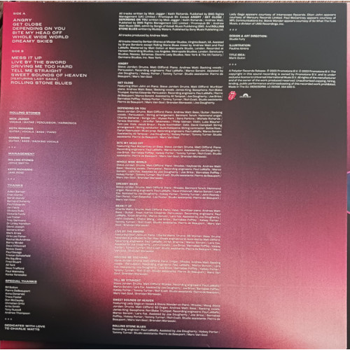 ROLLING STONES - HACKNEY DIAMONDS 2023 (554 646-0) POLYDOR/EU MINT ROLLING STONES - HACKNEY DIAMONDS 2023 (554 646-0) POLYDOR/EU MINT