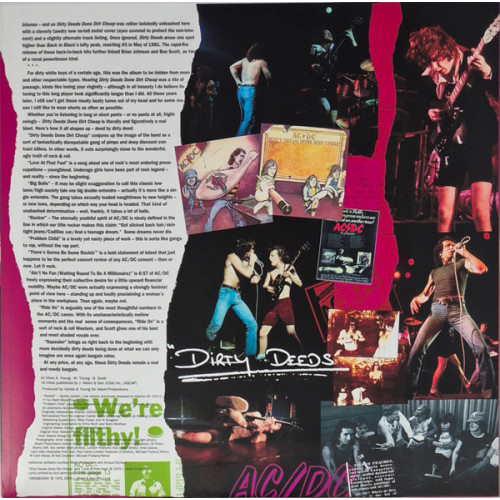 AC/DC - DIRTY DEEDS DONE DIRT CHEAP 1976/2024 (19658834581, LTD.,180 gm., Gold) COLUMBIA/EU MINT AC/DC - DIRTY DEEDS DONE DIRT CHEAP 1976/2024 (19658834581, LTD.,180 gm., Gold) COLUMBIA/EU MINT
