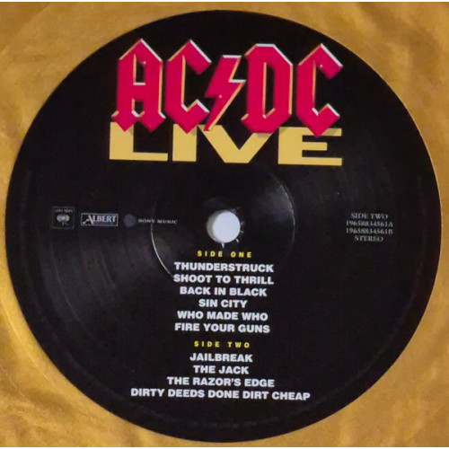 AC/DC - LIVE 2 LP Set 1992/2024 (19658834561, Gold) COLUMBIA/EU MINT AC/DC - LIVE 2 LP Set 1992/2024 (19658834561, Gold) COLUMBIA/EU MINT