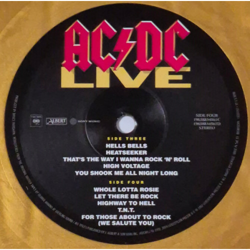 AC/DC - LIVE 2 LP Set 1992/2024 (19658834561, Gold) COLUMBIA/EU MINT AC/DC - LIVE 2 LP Set 1992/2024 (19658834561, Gold) COLUMBIA/EU MINT