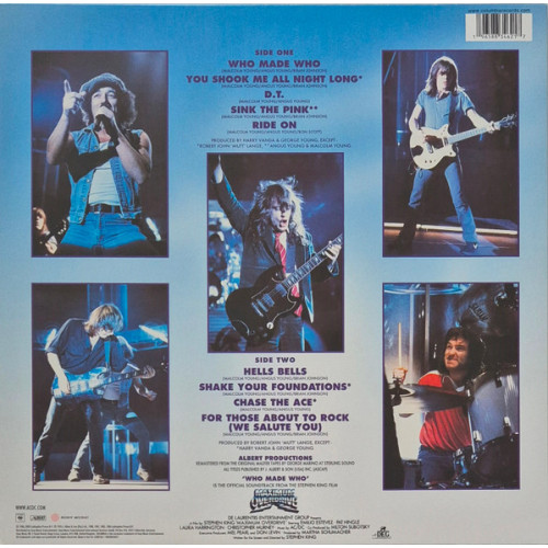 AC/DC - WHO MADE WHO 1986/2024 (19658834621, 180 gm., Gold) COLUMBIA/SONY MUSIC/EU MINT AC/DC - WHO MADE WHO 1986/2024 (19658834621, 180 gm., Gold) COLUMBIA/SONY MUSIC/EU MINT