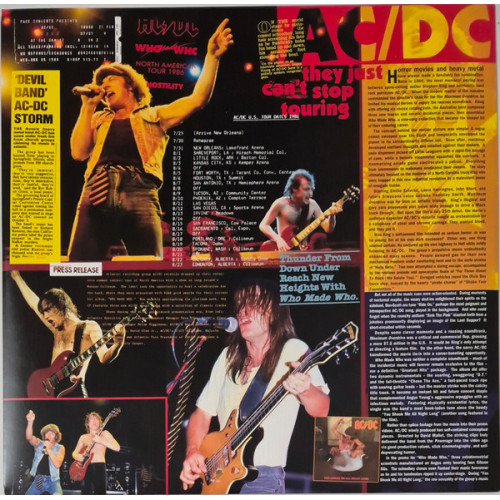 AC/DC - WHO MADE WHO 1986/2024 (19658834621, 180 gm., Gold) COLUMBIA/SONY MUSIC/EU MINT AC/DC - WHO MADE WHO 1986/2024 (19658834621, 180 gm., Gold) COLUMBIA/SONY MUSIC/EU MINT