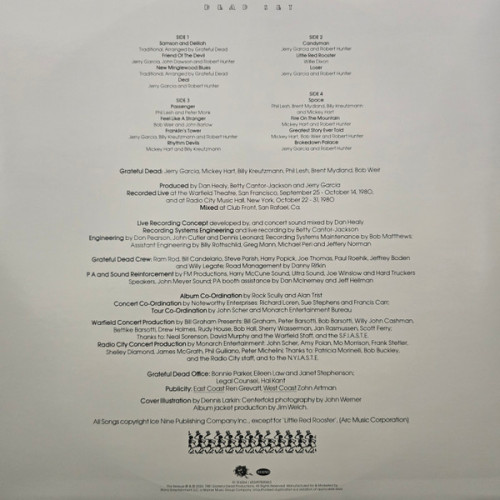 GRATEFUL DEAD - DEAD SET 2 LP Set 1981/2024 (R1 516264) RHINO RECORDS/EU MINT GRATEFUL DEAD - DEAD SET 2 LP Set 1981/2024 (R1 516264) RHINO RECORDS/EU MINT