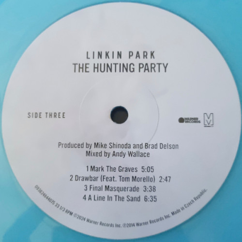 LINKIN PARK - THE HUNTING PARTY 2 LP Set 2014/2024 (093624844075, LTD., Blue) WARNER RECORDS/EU MINT LINKIN PARK - THE HUNTING PARTY 2 LP Set 2014/2024 (093624844075, LTD., Blue) WARNER RECORDS/EU MINT