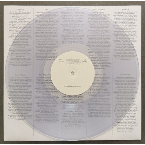 PET SHOP BOYS - NONETHELESS 2024 (5054197903571, Clear) PARLOPHONE/EU MINT PET SHOP BOYS - NONETHELESS 2024 (5054197903571, Clear) PARLOPHONE/EU MINT