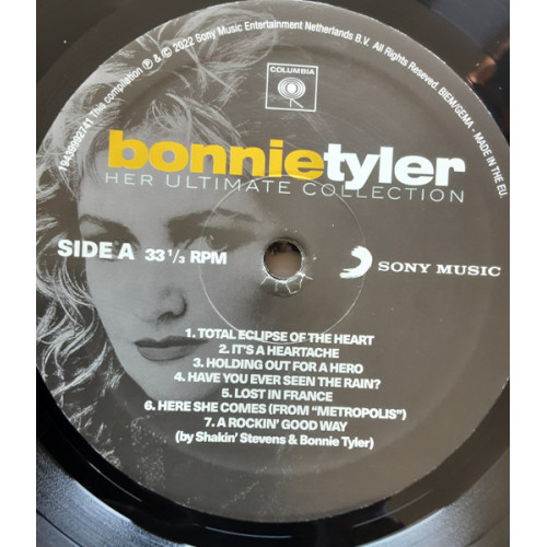 BONNIE TYLER - HER ULTIMATE COLLECTION 2022 (19439992741) COLUMBIA/EU MINT BONNIE TYLER - HER ULTIMATE COLLECTION 2022 (19439992741) COLUMBIA/EU MINT