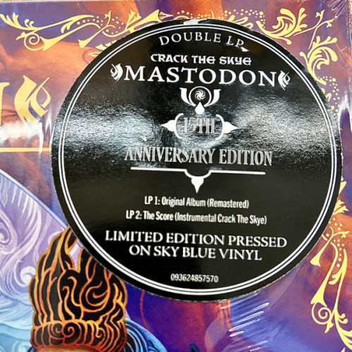 MASTODON - CRACK THE SKYE 2 LP Set 2024 (093624857570, LTD., Blue) REPRISE RECORDS/EU MINT MASTODON - CRACK THE SKYE 2 LP Set 2024 (093624857570, LTD., Blue) REPRISE RECORDS/EU MINT