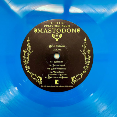 MASTODON - CRACK THE SKYE 2 LP Set 2024 (093624857570, LTD., Blue) REPRISE RECORDS/EU MINT MASTODON - CRACK THE SKYE 2 LP Set 2024 (093624857570, LTD., Blue) REPRISE RECORDS/EU MINT
