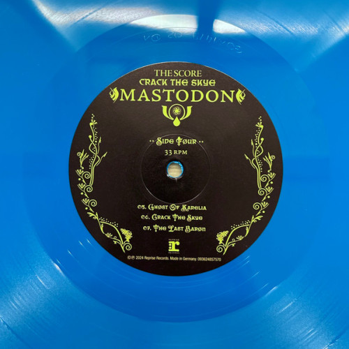 MASTODON - CRACK THE SKYE 2 LP Set 2024 (093624857570, LTD., Blue) REPRISE RECORDS/EU MINT MASTODON - CRACK THE SKYE 2 LP Set 2024 (093624857570, LTD., Blue) REPRISE RECORDS/EU MINT