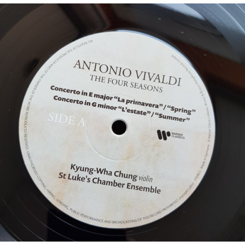 ANTONIO VIVALDI, KYUNG-WHA CHUNG - THE FOUR SEASONS 2022 (0190296733802) WARNER/EU MINT ANTONIO VIVALDI, KYUNG-WHA CHUNG - THE FOUR SEASONS 2022 (0190296733802) WARNER/EU MINT