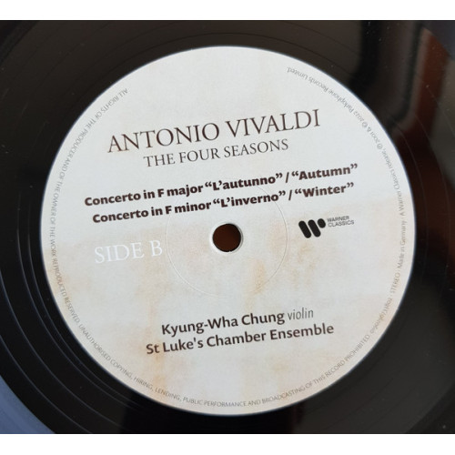 ANTONIO VIVALDI, KYUNG-WHA CHUNG - THE FOUR SEASONS 2022 (0190296733802) WARNER/EU MINT ANTONIO VIVALDI, KYUNG-WHA CHUNG - THE FOUR SEASONS 2022 (0190296733802) WARNER/EU MINT