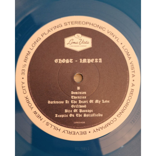 GHOST - IMPERA 2022 (LVR02408, LTD., Aqua Blue) LOMA VISTA/USA MINT GHOST - IMPERA 2022 (LVR02408, LTD., Aqua Blue) LOMA VISTA/USA MINT