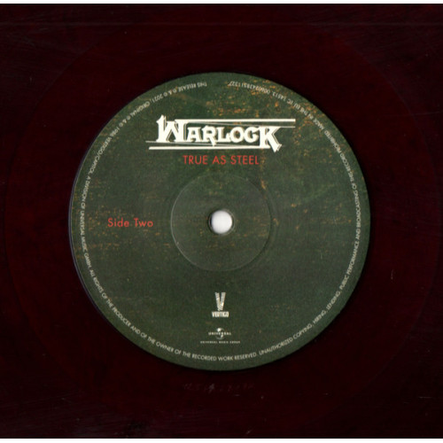 WARLOCK - TRUE AS STEEL 2021 (00602438511327, LTD., Brown) VERTIGO BERLIN/EU MINT WARLOCK - TRUE AS STEEL 2021 (00602438511327, LTD., Brown) VERTIGO BERLIN/EU MINT