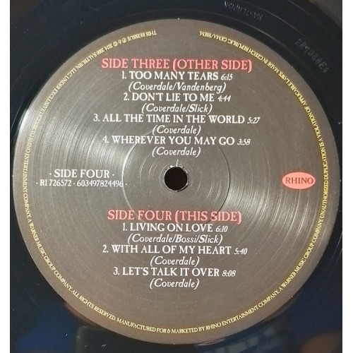 WHITESNAKE - INTO THE LIGHT 2 LP Set 2024 (R1 726572, Remix) RHINO/EU MINT WHITESNAKE - INTO THE LIGHT 2 LP Set 2024 (R1 726572, Remix) RHINO/EU MINT