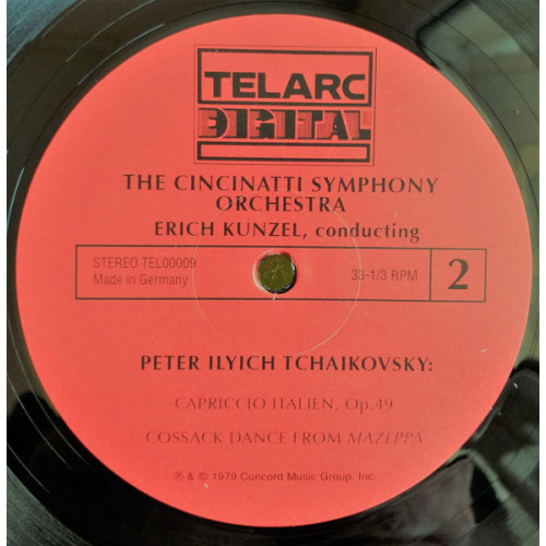 TCHAIKOVSKY - CINCINNATI SYMPHONY ORCHESTRA, ERICH KUNZEL - 1812 2018 (TEL00009) TELARC/USA MINT TCHAIKOVSKY - CINCINNATI SYMPHONY ORCHESTRA, ERICH KUNZEL - 1812 2018 (TEL00009) TELARC/USA MINT