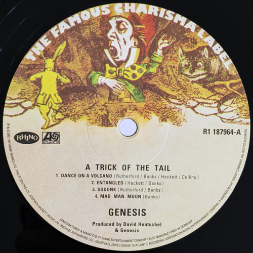 GENESIS - A TRICK OF THE TAIL 1976/2024 (R1 187964, 180 gm.) RHINO/EU MINT GENESIS - A TRICK OF THE TAIL 1976/2024 (R1 187964, 180 gm.) RHINO/EU MINT