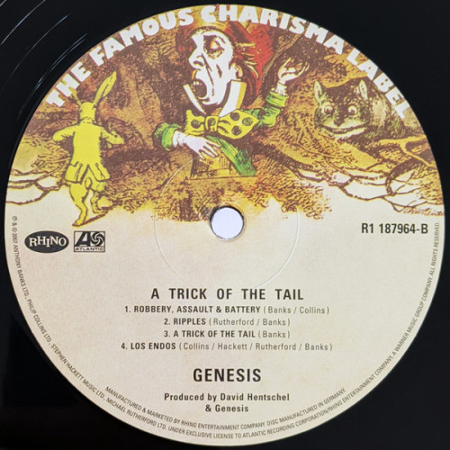 GENESIS - A TRICK OF THE TAIL 1976/2024 (R1 187964, 180 gm.) RHINO/EU MINT GENESIS - A TRICK OF THE TAIL 1976/2024 (R1 187964, 180 gm.) RHINO/EU MINT