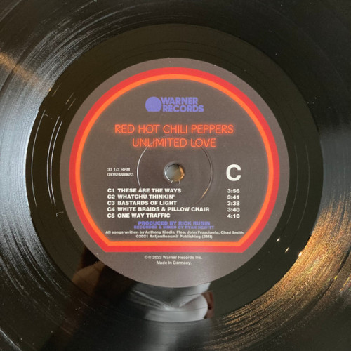 RED HOT CHILI PEPPERS - UNLIMITED LOVE 2 LP Set 2022 (093624880653) WARNER/EU MINT RED HOT CHILI PEPPERS - UNLIMITED LOVE 2 LP Set 2022 (093624880653) WARNER/EU MINT