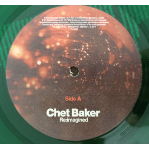 V/A - CHET BAKER RE IMAGINED 2025 (7544025, LTD., Green) DECCA RECORDS/EU MINT V/A - CHET BAKER RE IMAGINED 2025 (7544025, LTD., Green) DECCA RECORDS/EU MINT