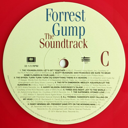 V/A - FORREST GUMP (THE SOUNDTRACK) 2 LP Set 1994/2022 (19439942481) EPIC/EU MINT V/A - FORREST GUMP (THE SOUNDTRACK) 2 LP Set 1994/2022 (19439942481) EPIC/EU MINT