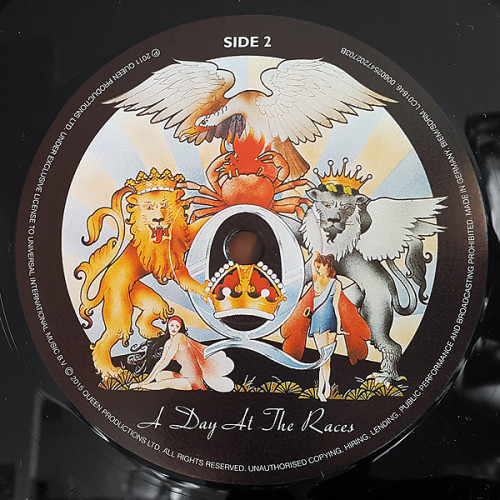 QUEEN - A DAY AT THE RACES 1976/2015 (0602547202703, 180 gm.) GAT, UNIVERSAL/GER. MINT (залом. кут) QUEEN - A DAY AT THE RACES 1976/2015 (0602547202703, 180 gm.) GAT, UNIVERSAL/GER. MINT (залом. кут)