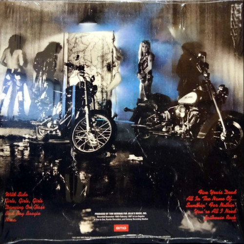 MOTLEY CRUE - GIRLS, GIRLS, GIRLS 1987/2022 (538782561) BMG/USA MINT MOTLEY CRUE - GIRLS, GIRLS, GIRLS 1987/2022 (538782561) BMG/USA MINT