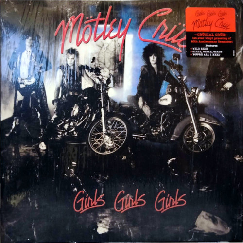 MOTLEY CRUE - GIRLS, GIRLS, GIRLS 1987/2022 (538782561) BMG/USA MINT MOTLEY CRUE - GIRLS, GIRLS, GIRLS 1987/2022 (538782561) BMG/USA MINT