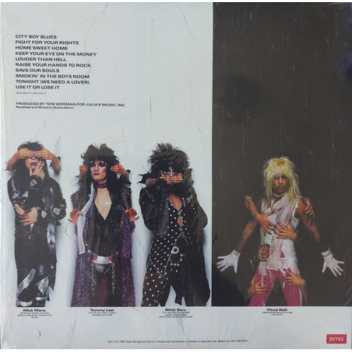 MOTLEY CRUE - THEATRE OF PAIN 1985/2022 (538782581) BMG/USA MINT MOTLEY CRUE - THEATRE OF PAIN 1985/2022 (538782581) BMG/USA MINT