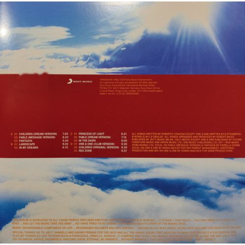 ROBERT MILES - DREAMLAND 2 LP Set 1996/2023 (19658820491) SONY MUSIC/EU MINT ROBERT MILES - DREAMLAND 2 LP Set 1996/2023 (19658820491) SONY MUSIC/EU MINT