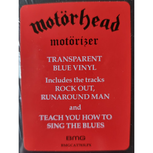 MOTORHEAD - MOTORIZER 2008/2023 (BMGCAT783LPX, Blue) BMG/EU MINT MOTORHEAD - MOTORIZER 2008/2023 (BMGCAT783LPX, Blue) BMG/EU MINT