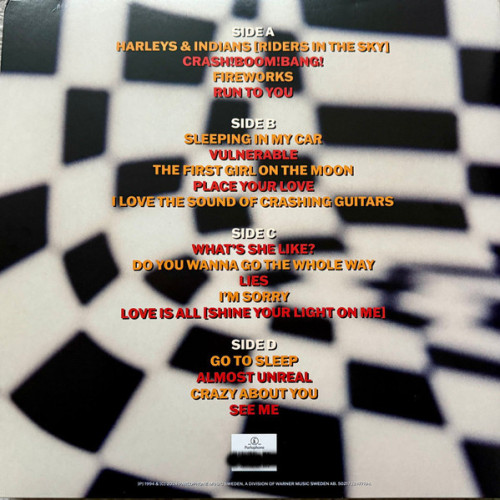 ROXETTE - CRASH! BOOM! BANG! 2 LP Set 1994/2024 (5021732477194) WARNER MUSIC SWEDEN/EU MINT ROXETTE - CRASH! BOOM! BANG! 2 LP Set 1994/2024 (5021732477194) WARNER MUSIC SWEDEN/EU MINT